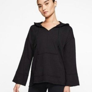Nike Yoga Hoodie Luxe Top Black Women Size Medium New